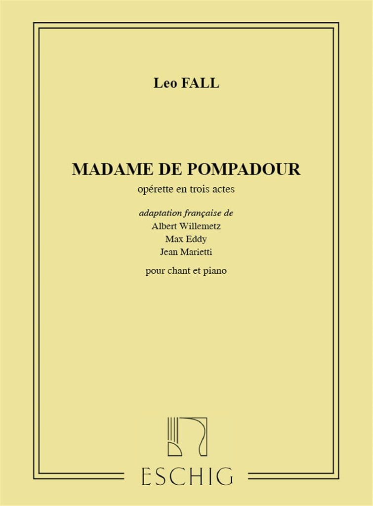 Madame De Pompadour (N 3 De Madame Pompadour)